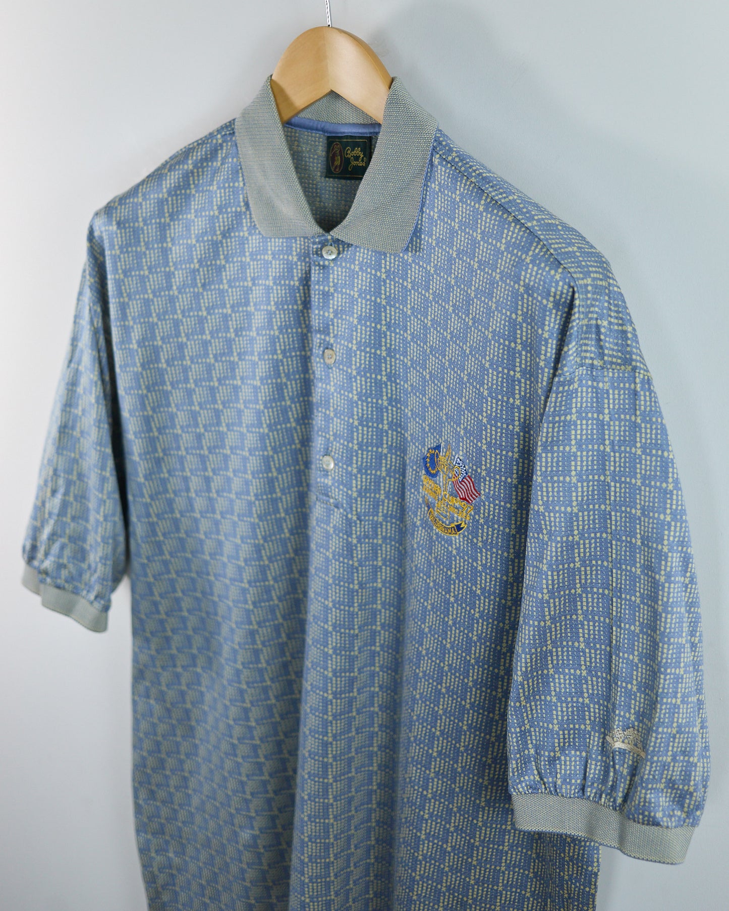 90s Bobby Jones Blue/Gold 1997 Ryder Cup Valderrama Polo (XL)