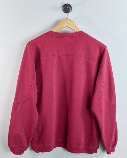 90s Ashworth Red Crew Neck Jumper (M)