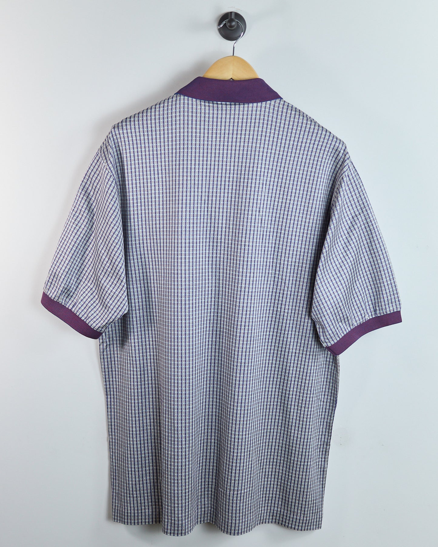 90s Bobby Jones Cream/Navy 1997 Ryder Cup Valderrama Pattern Polo, NWT (XL)