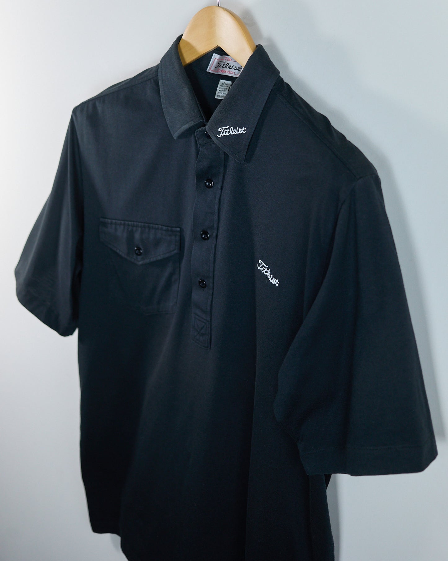 80s to early 90s Titleist Black Polo (L)