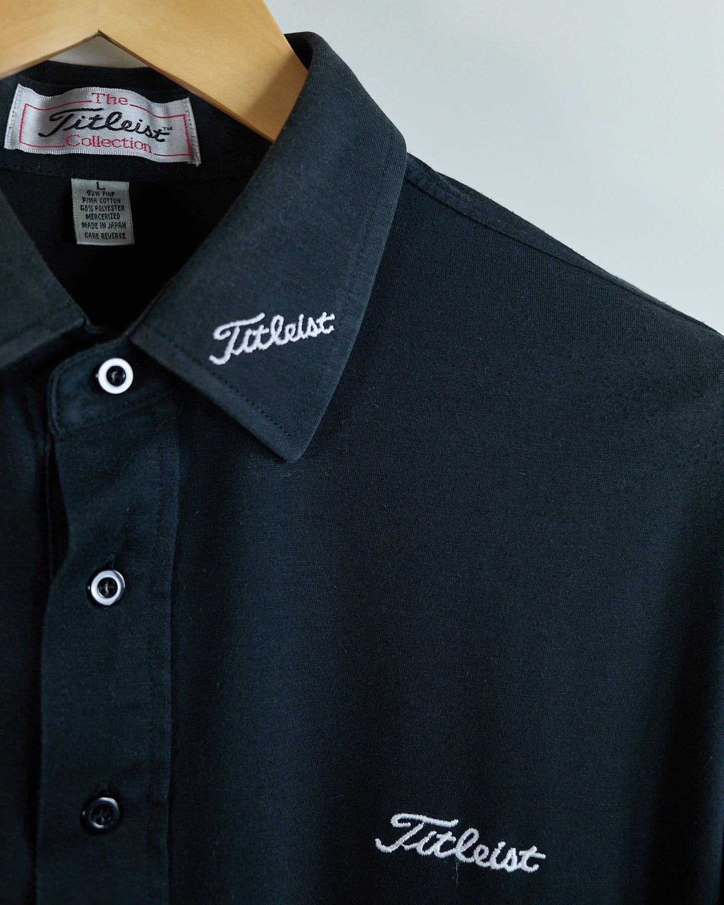 80s to early 90s Titleist Black Polo (L)