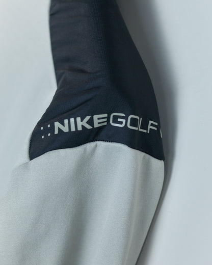 00s Nike Golf Grey/Black Quarter Zip Fleece (L)
