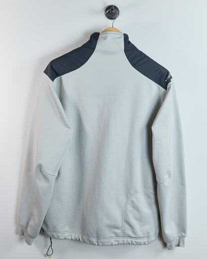00s Nike Golf Grey/Black Quarter Zip Fleece (L)