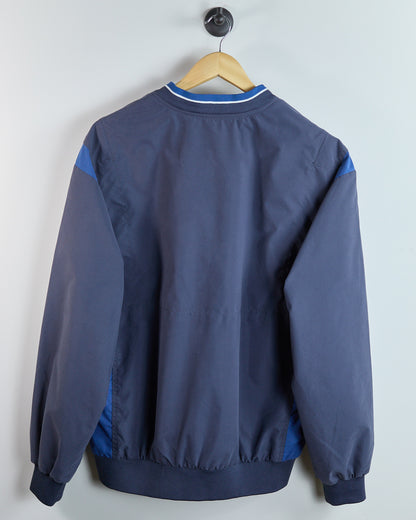 90s Nike Golf Dark Blue/Blue V Neck Windbreaker (L)