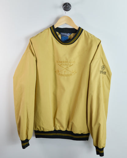 80s to early 90s Sunderland of Scotland Mustard Crew Neck Windbreaker (XL)