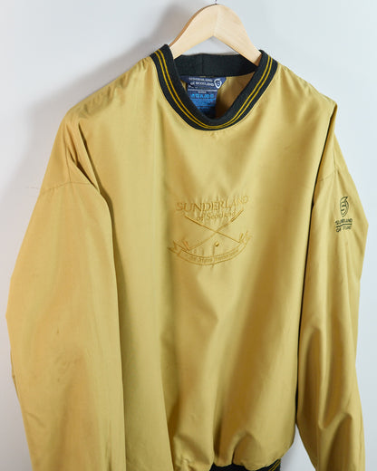 80s to early 90s Sunderland of Scotland Mustard Crew Neck Windbreaker (XL)