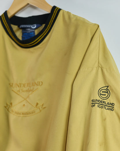 80s to early 90s Sunderland of Scotland Mustard Crew Neck Windbreaker (XL)