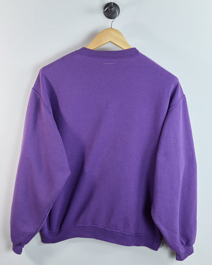 80s to early 90s TaylorMade Purple Crew Neck Jumper (S (fits M))