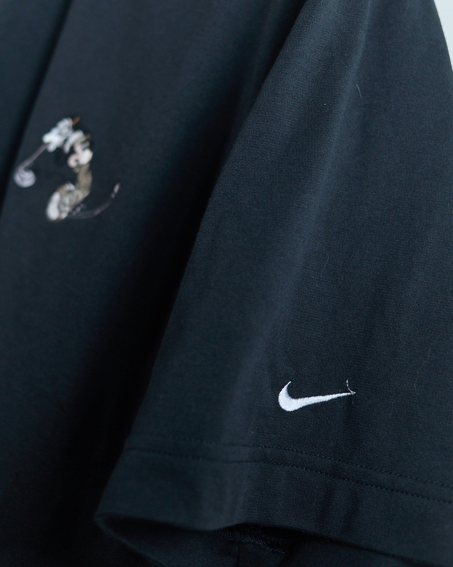 90s Nike Golf Black Short Sleeve Mock Neck (M)