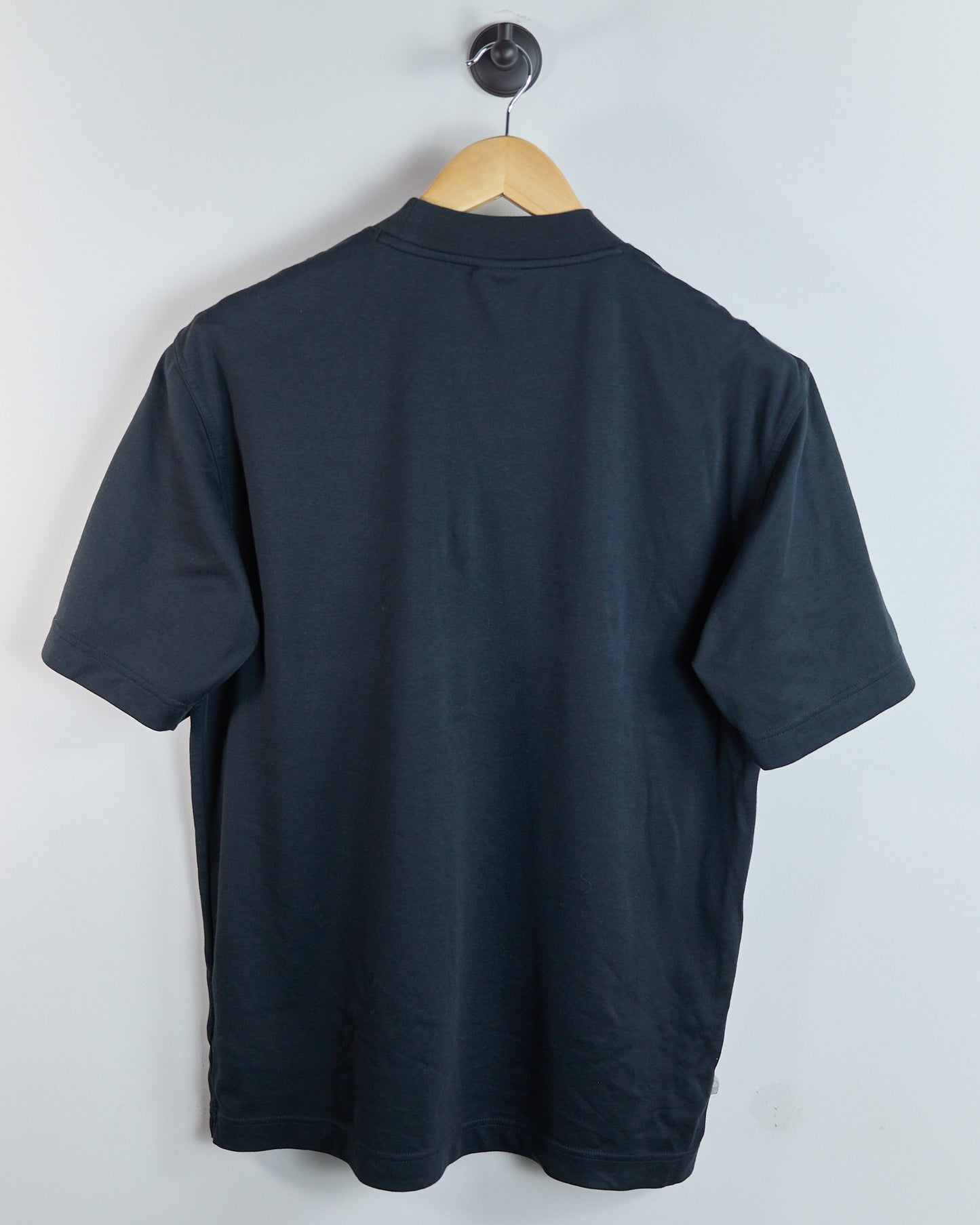 90s Nike Golf Black Short Sleeve Mock Neck (M)