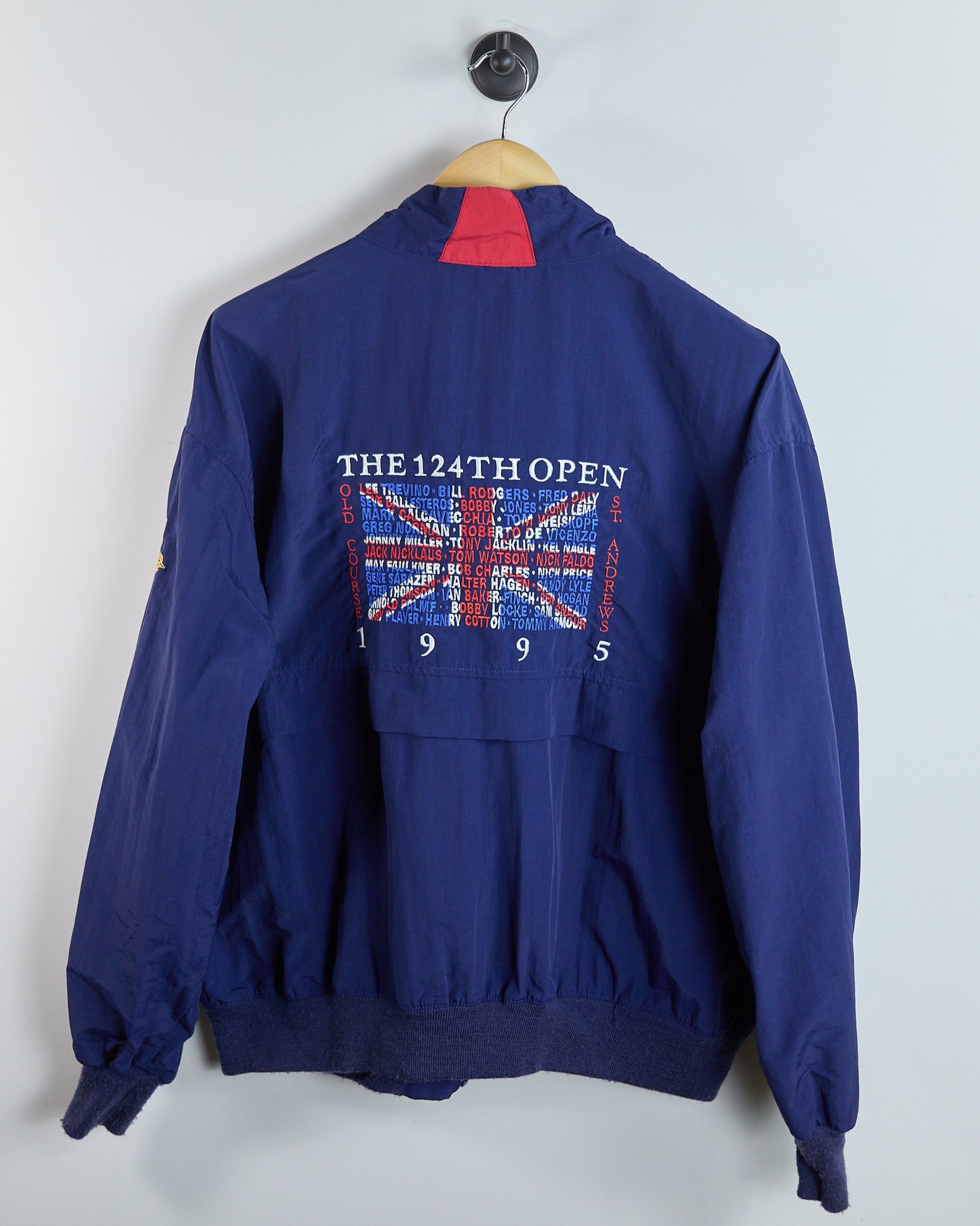 90s Starbus Weather Screen Blue/Red Limited Edition for 124th Open at St Andrews Full Zip Windbreaker (XL)