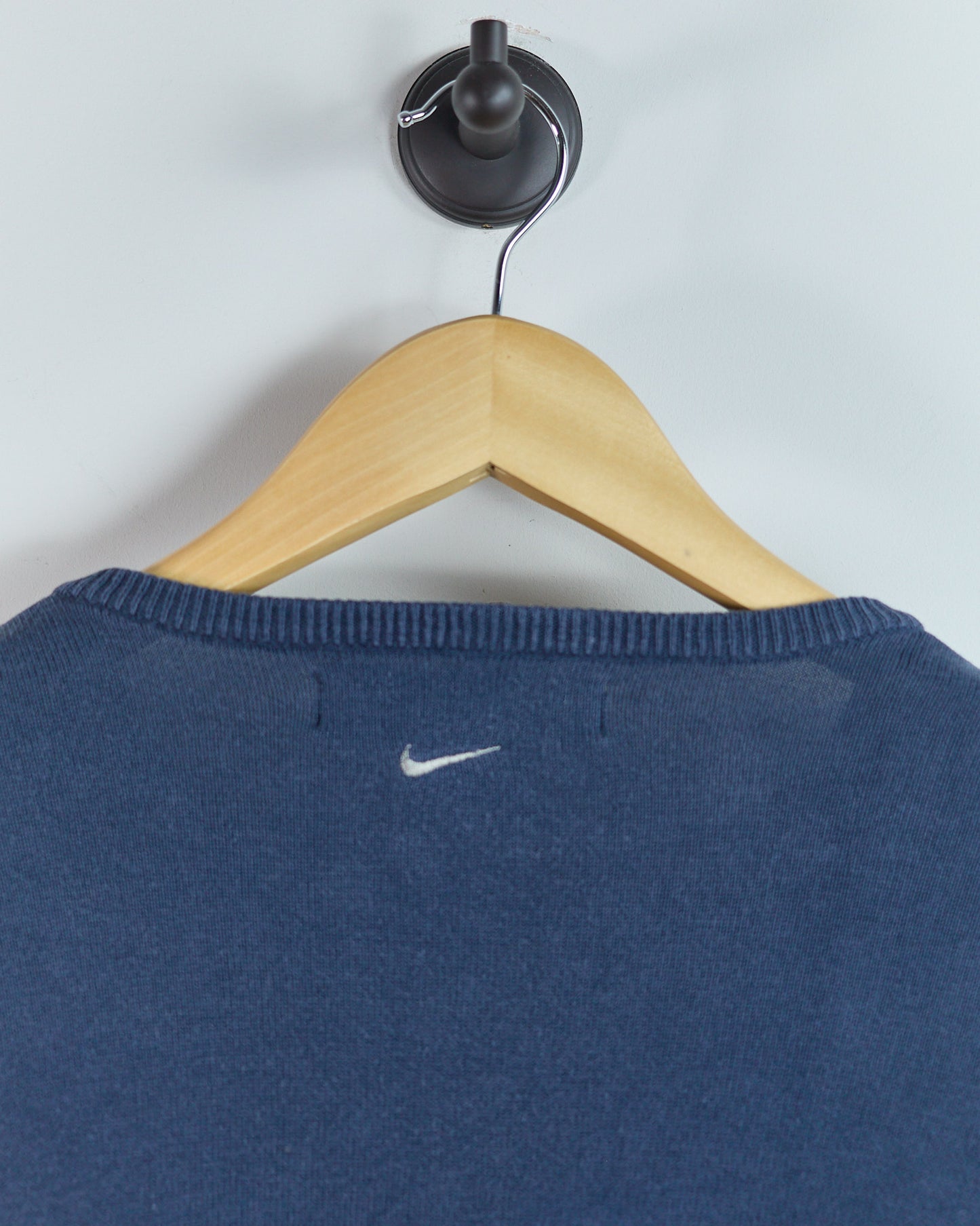 90s Nike Golf Blue/White V Neck Jumper (L)