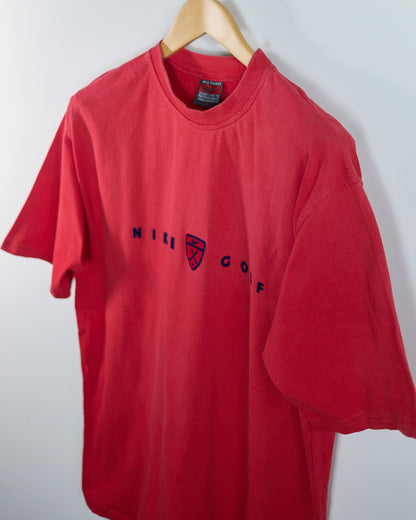 90s Nike Golf Red T-Shirt (XL)