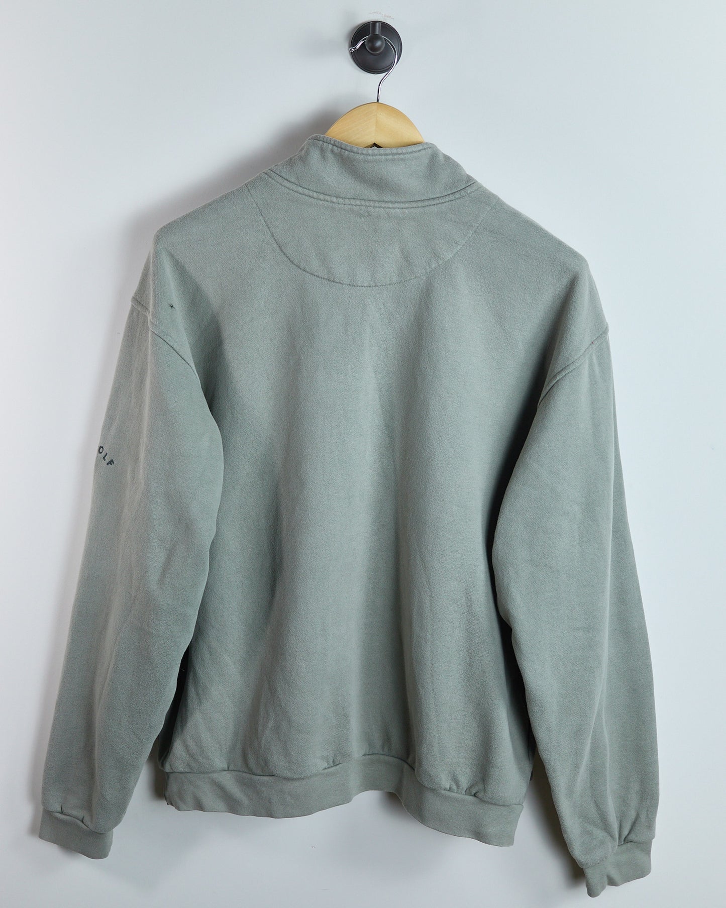 90s Nike Golf Olive/Green Quarter Zip Jumper (L)