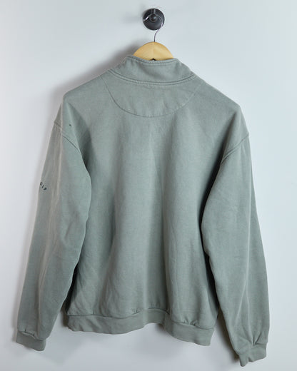 90s Nike Golf Olive/Green Quarter Zip Jumper (L)