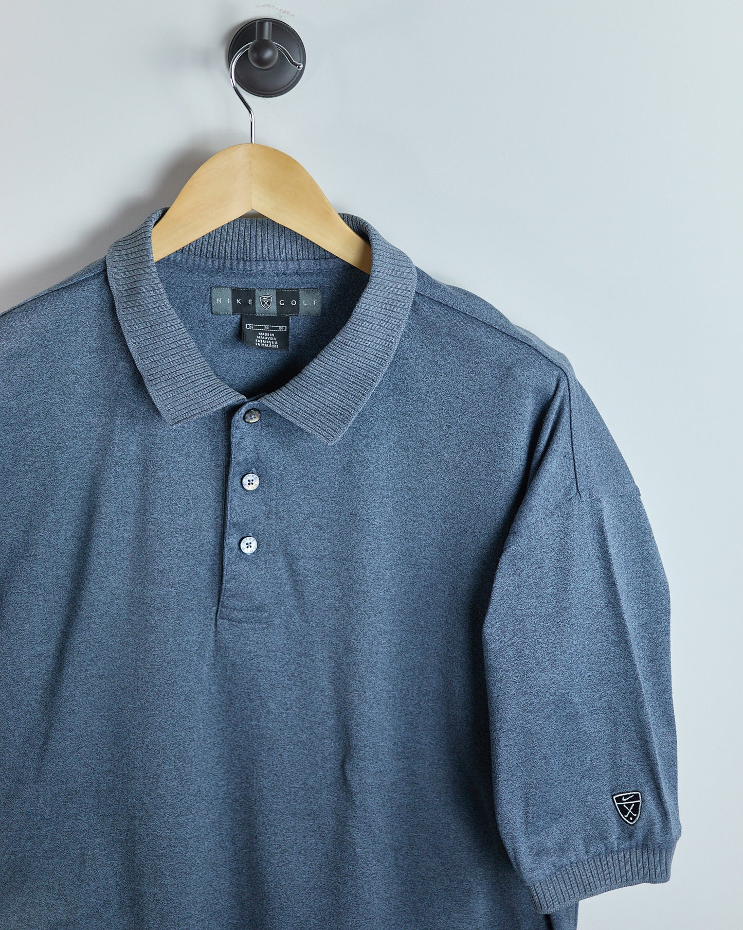 90s Nike Golf Blue Polo (XL)