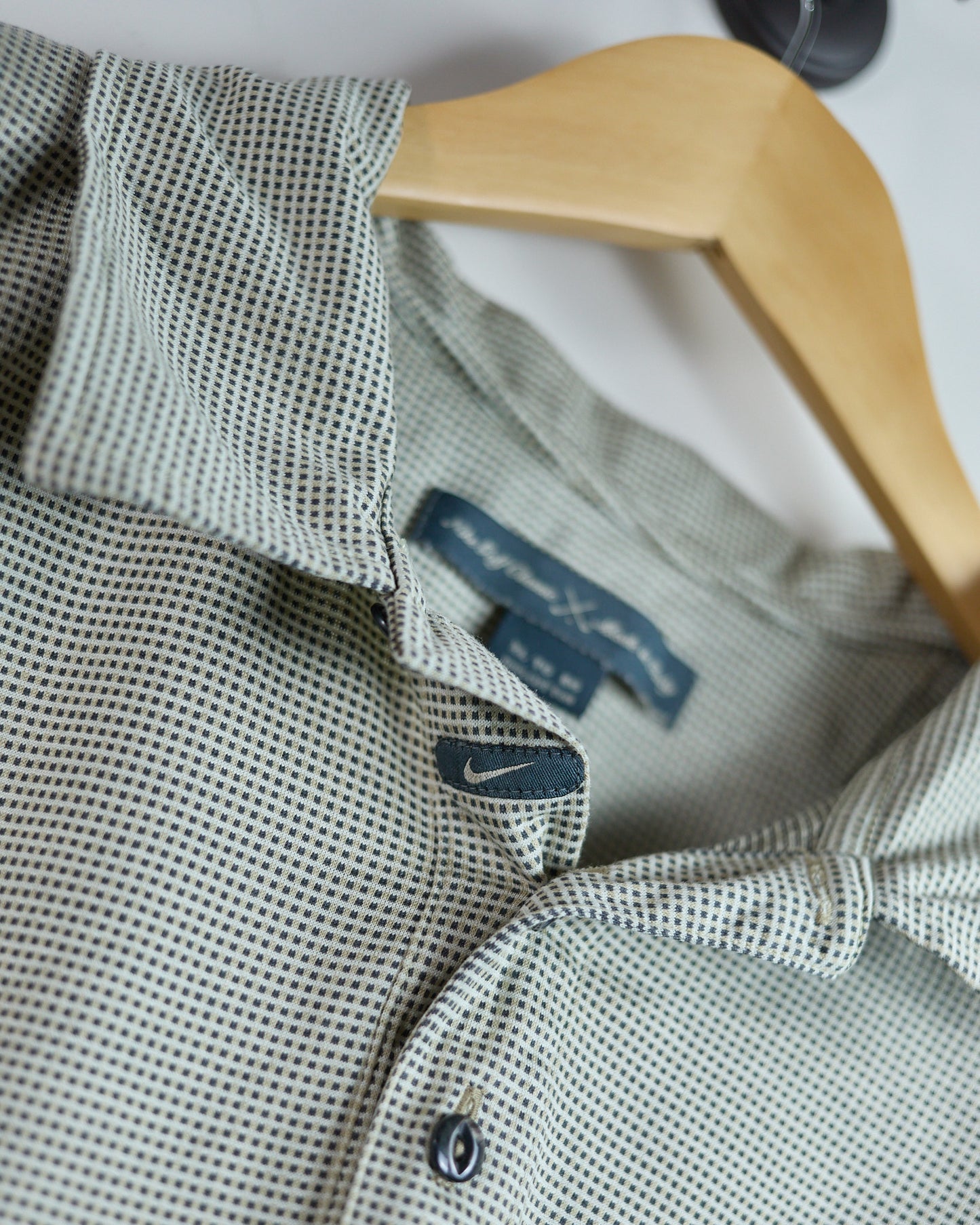 90s Nike Golf White/Navy Polo (XL)
