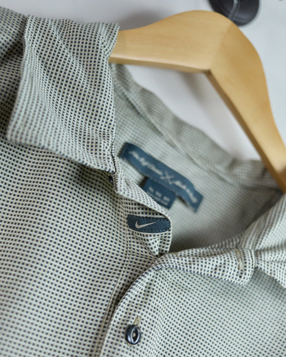 90s Nike Golf White/Navy Polo (XL)