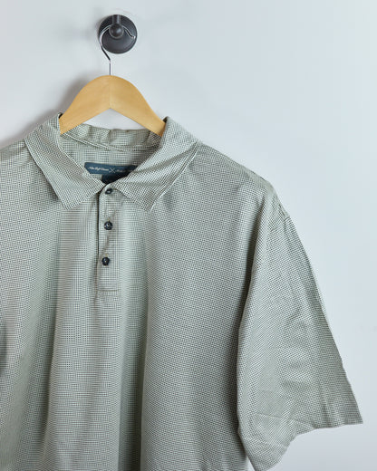 90s Nike Golf White/Navy Polo (XL)