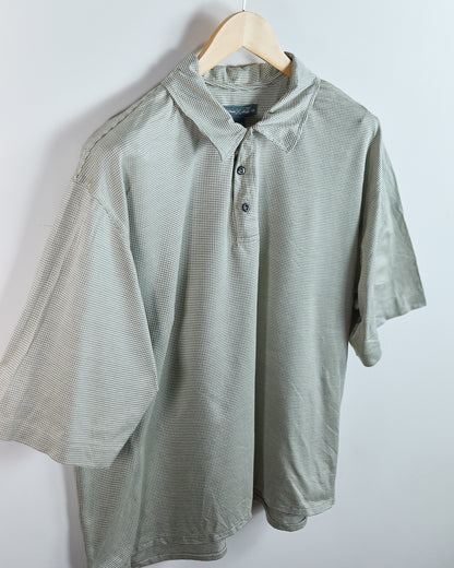 90s Nike Golf White/Navy Polo (XL)