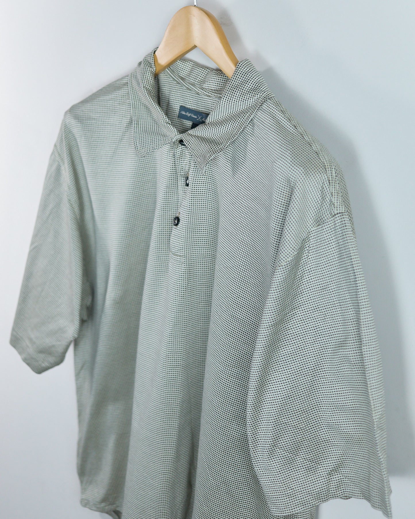 90s Nike Golf White/Navy Polo (XL)