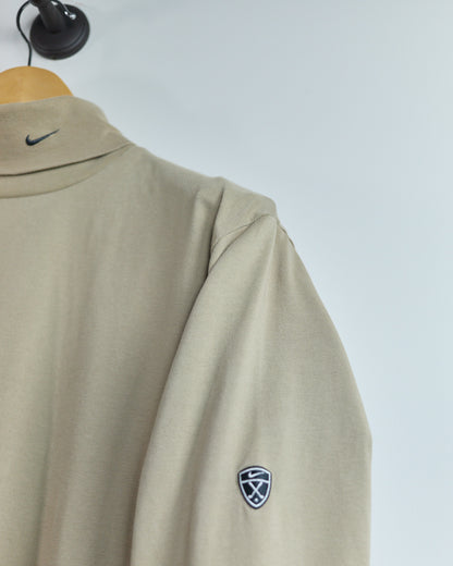 90s Nike Golf Beige Long Sleeve Turtle Neck (L)