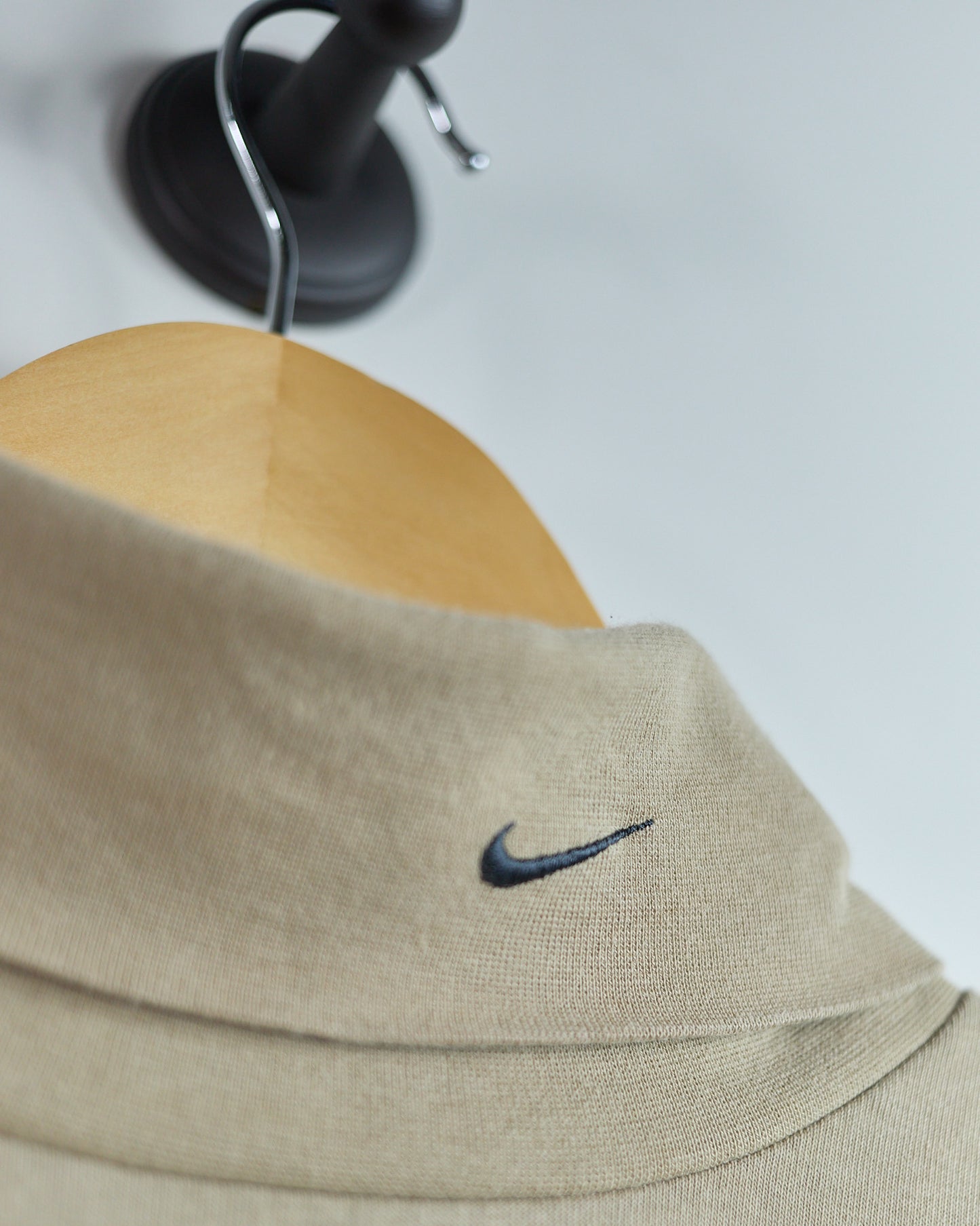 90s Nike Golf Beige Long Sleeve Turtle Neck (L)