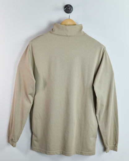 90s Nike Golf Beige Long Sleeve Turtle Neck (L)