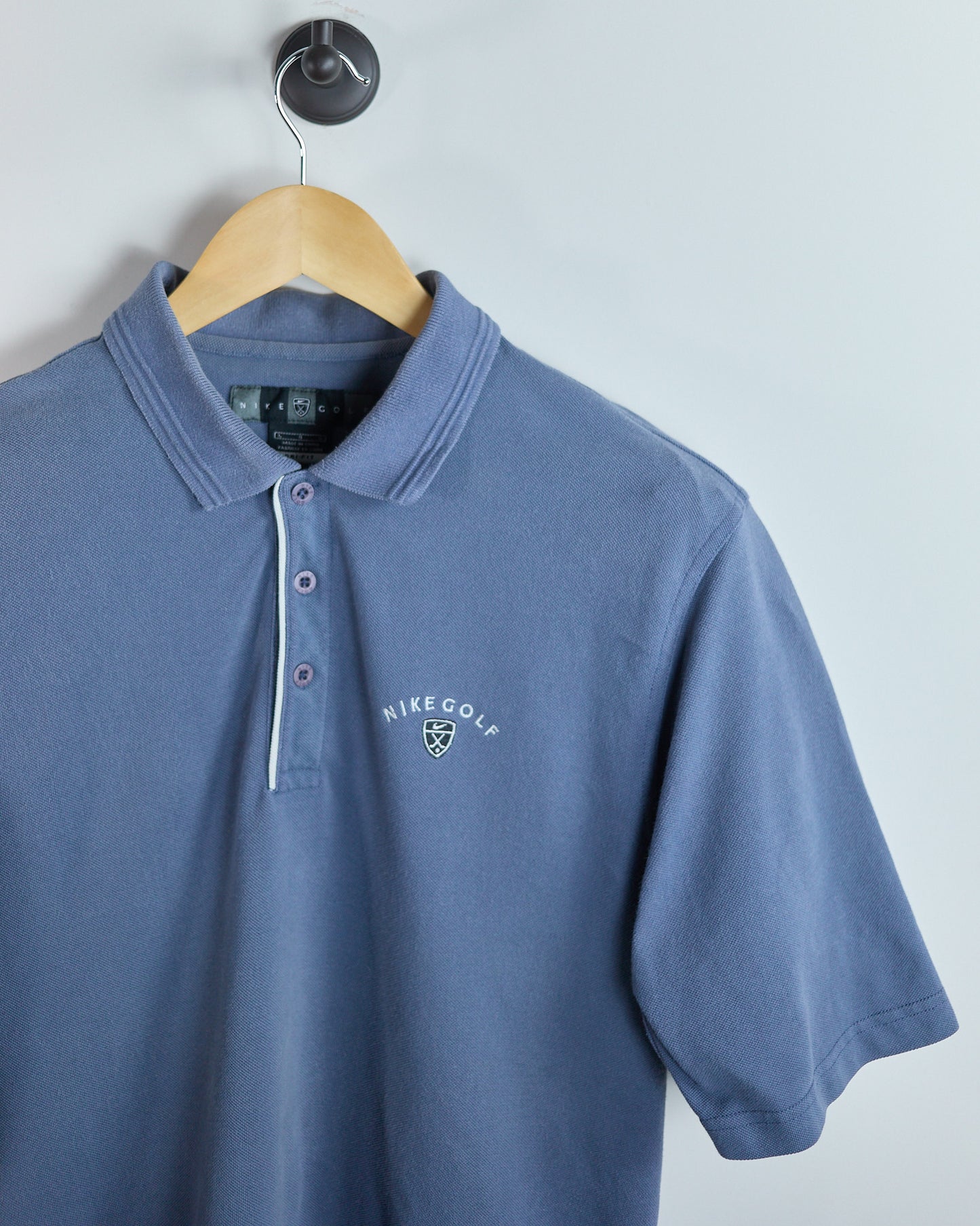 90s Nike Golf Blue Polo (L)