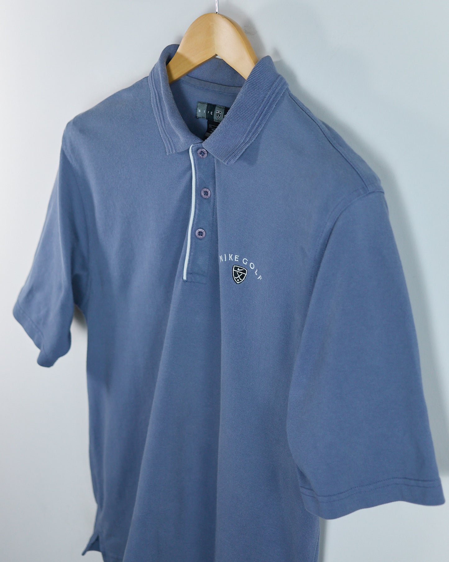 90s Nike Golf Blue Polo (L)