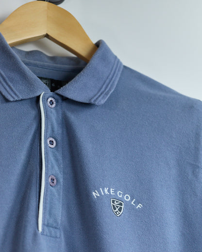 90s Nike Golf Blue Polo (L)