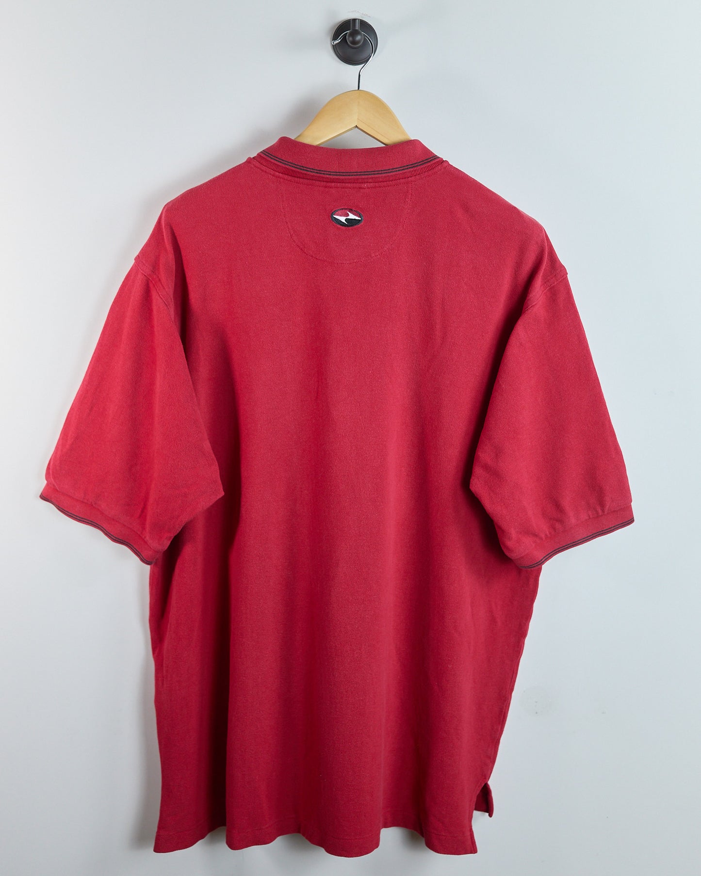 90s to ealy 00s Nike Golf Tiger Woods Yin Yang Red Zip Up Polo (XL)