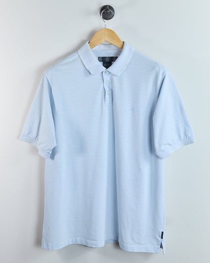 90s Nike Golf Blue/White Polo (XL)