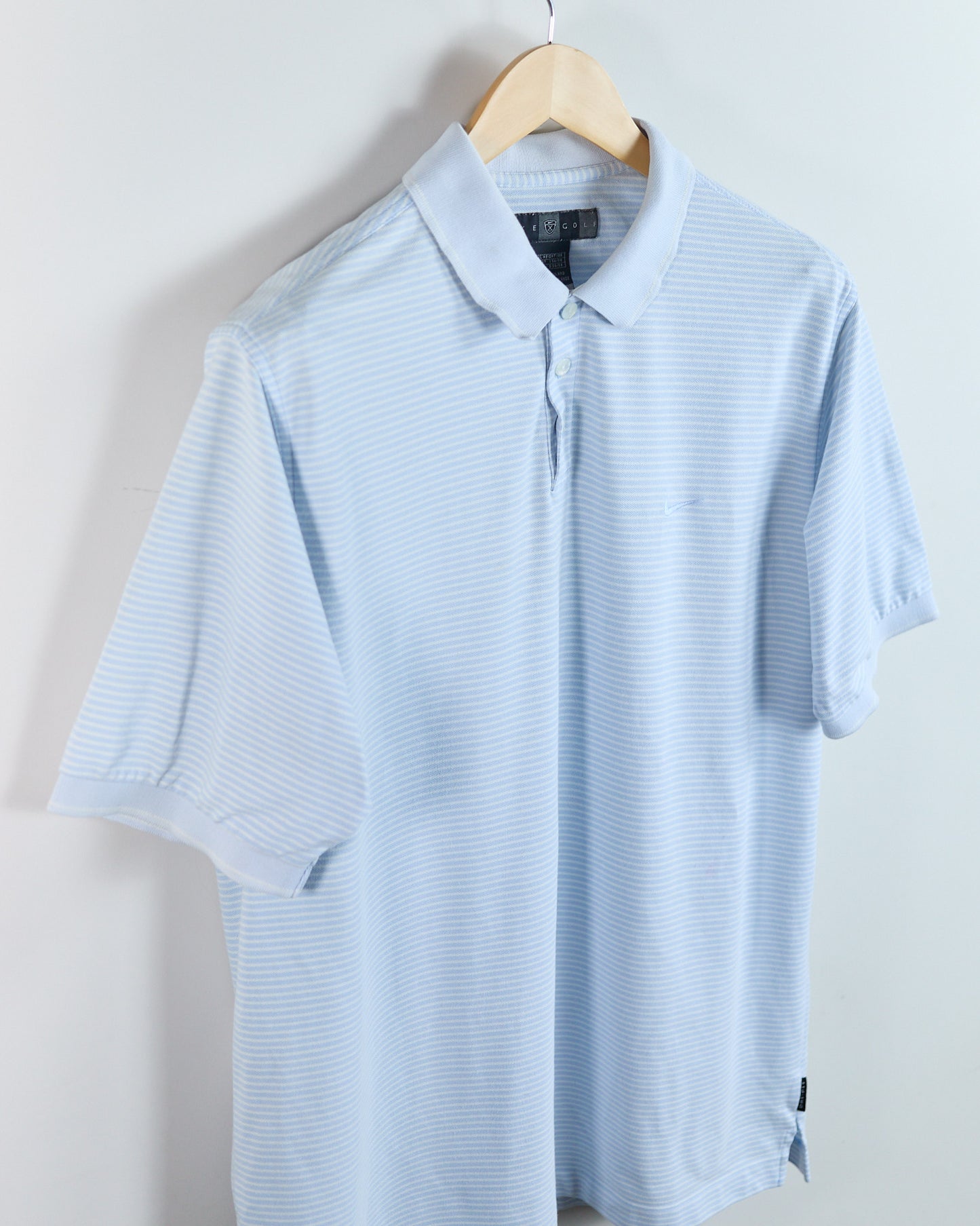 90s Nike Golf Blue/White Polo (XL)
