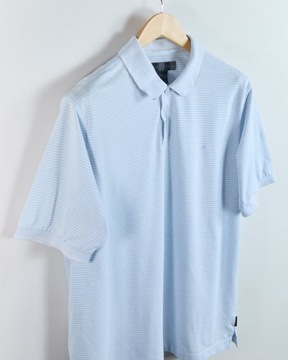 90s Nike Golf Blue/White Polo (XL)
