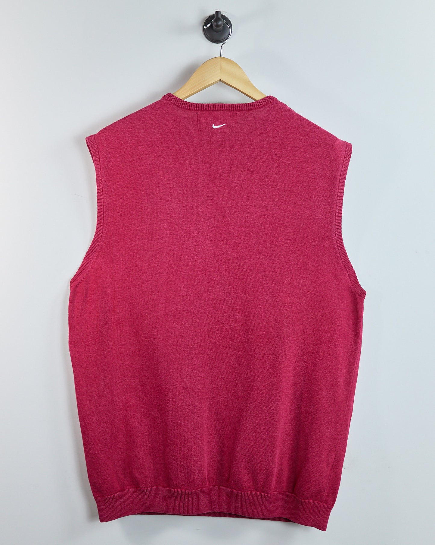 90s Nike Golf Red/White V Neck Knit Vest (L)