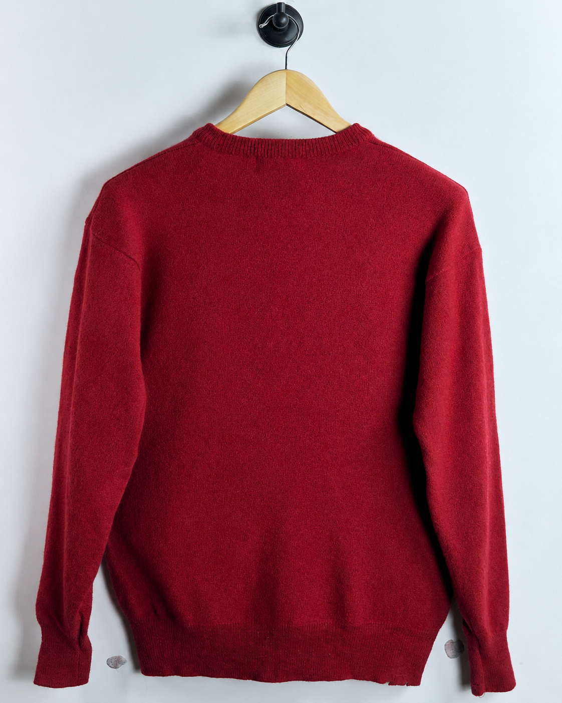 90s Reebok Red Wool Jumper (XL)